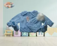 Baby Light Blue Bobble Set