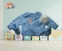 Baby Light Blue Bobble Set