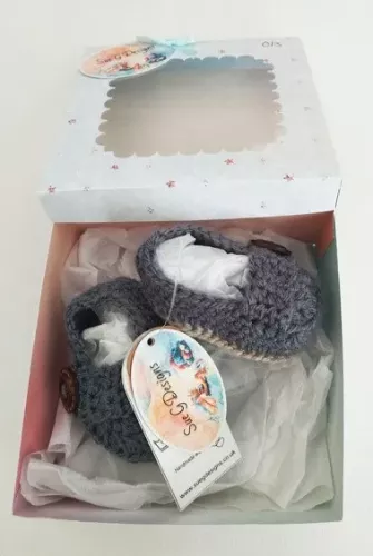 Dark Grey Baby Loafers